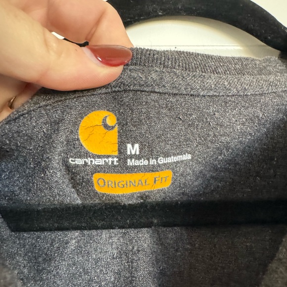 Carhartt Men's Grey Long Sleeve Shirt - Picture 3 of 3